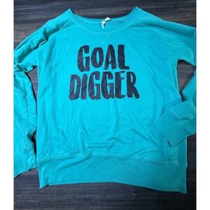 Goal Digger Graphic‎ Sweatshirt Pullover Crew Neck Long Sleeve Top 2XL